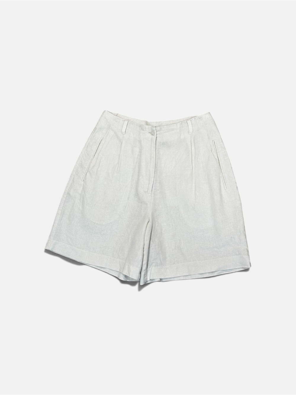 90’s White/ Cream Women’s Linen Shorts